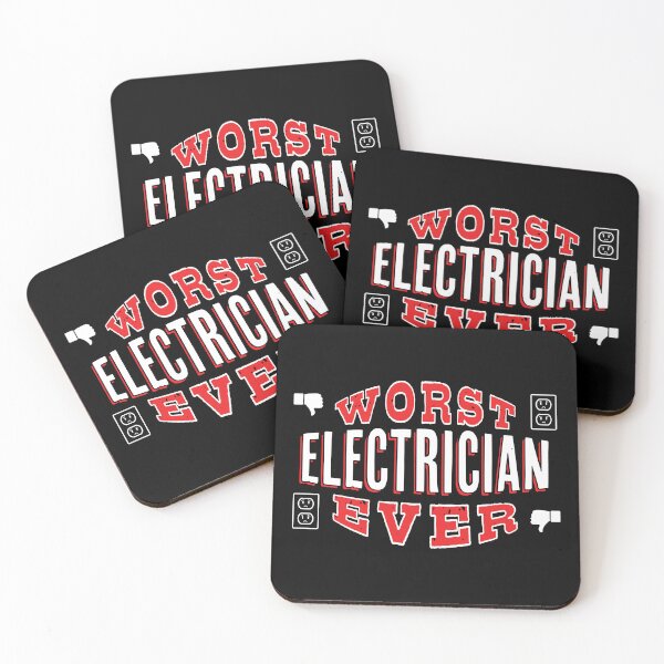 Item preview, Worst Electrician Ever - Funny gift for electrician and construction humor lovers designed and sold by BensonDesigns.