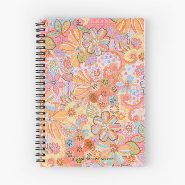 Item preview, Floral Paisley Notebook designed and sold by JDMugs.
