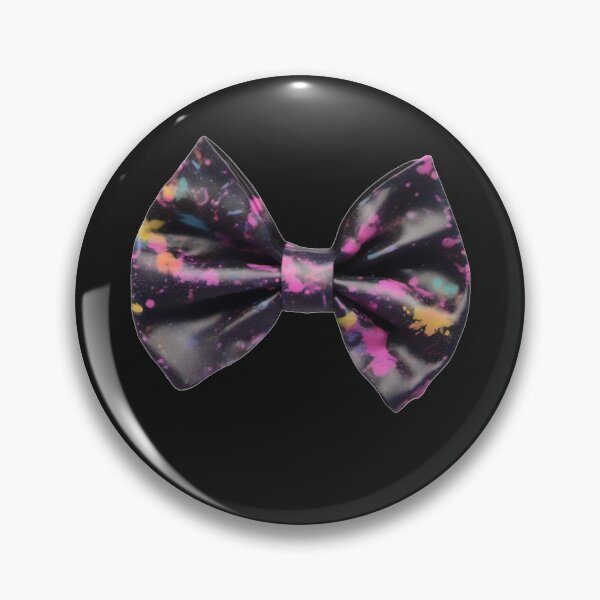 Item preview, Black with Colorful Spots Coquette Bow designed and sold by Pawel Oska.