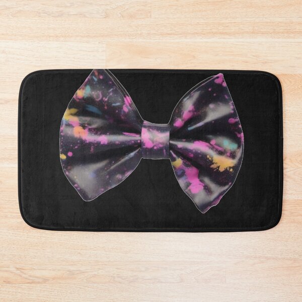 Item preview, Black with Colorful Spots Coquette Bow designed and sold by Pawel Oska.