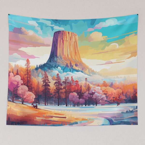 Item preview, Devils Tower Wyoming - USA designed and sold by petraroest.