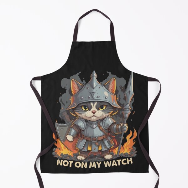 Item preview, Cat Guardian, Knight Kitty, Not On My Watch designed and sold by Krieghorn.
