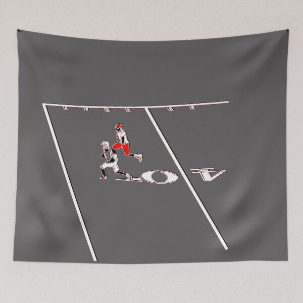 Item preview, American Football Action Scene Field Touchdown Sporty soccer  designed and sold by 4rpixs.