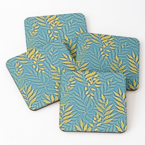 Item preview, Vibrant Tree Leaves Pattern Art designed and sold by Health And Fitness Posts e-Store.