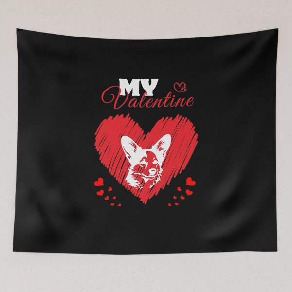 Item preview, My Valentine' Chihuahua, Unique Dog Lover's Gift designed and sold by EldersRULE.