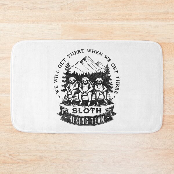Item preview, Funny Sloth Hiking Team designed and sold by greenwhite25.
