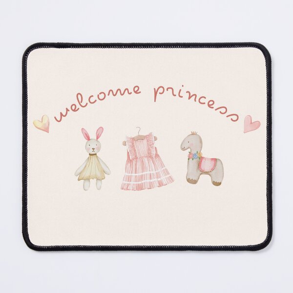 Item preview, Welcome Princess | Welcome Baby Girl | Welcome to the World | Minimal Baby | Baby Shower designed and sold by olivepine69.