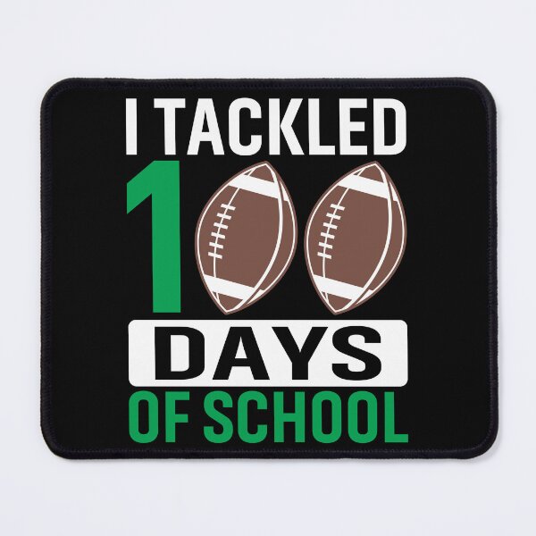 Item preview, I tackled 100 Days Of School Football Student- Kid designed and sold by Smix Pixels.