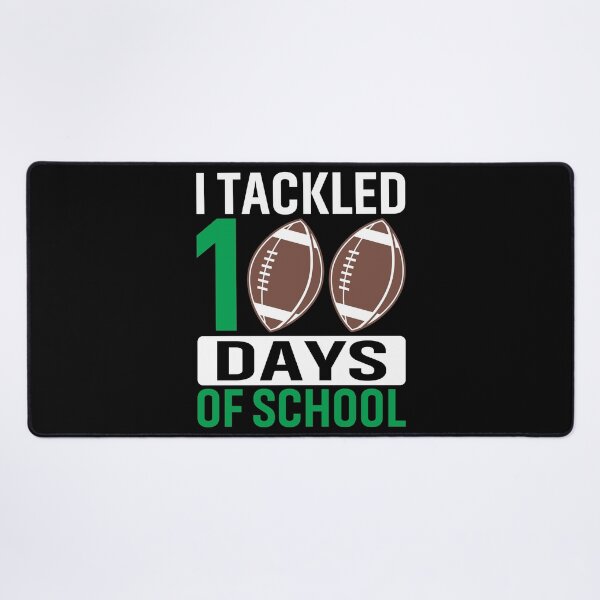 Item preview,  I tackled 100 Days Of School Football Student- Kid designed and sold by Smix Pixels.