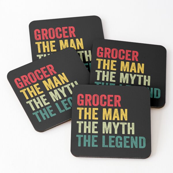 Item preview, Grocer Mens Gift, Man Myth Grocer Legend, Grocer Fathers Day designed and sold by vzrnmichsudops.