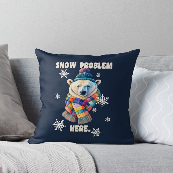 Item preview, Snowy Polar Bear Snow Problem Here Funny designed and sold by tamdevo1.