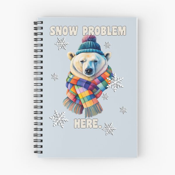 Item preview, Snowy Polar Bear Snow Problem Here Funny designed and sold by Cute & Sassy Custom Gifting Boutiques.