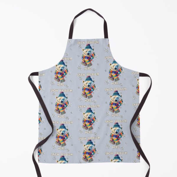 Item preview, Snowy Polar Bear Snow Problem Here Funny designed and sold by tamdevo1.