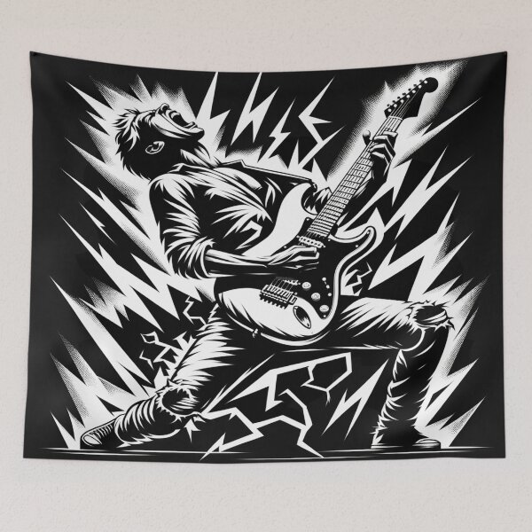 Item preview, Rock and Rollin Loving Rock Nothing Shock Background designed and sold by irek07.
