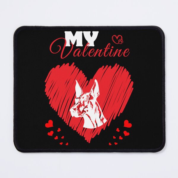 Item preview, My Valentine' Dobermann, Unique Dog Lover's Gift designed and sold by EldersRULE.