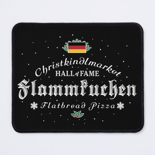 Item preview, Christmas Market Food German Flammkuchen Flatbread Pizza designed and sold by twHistory.
