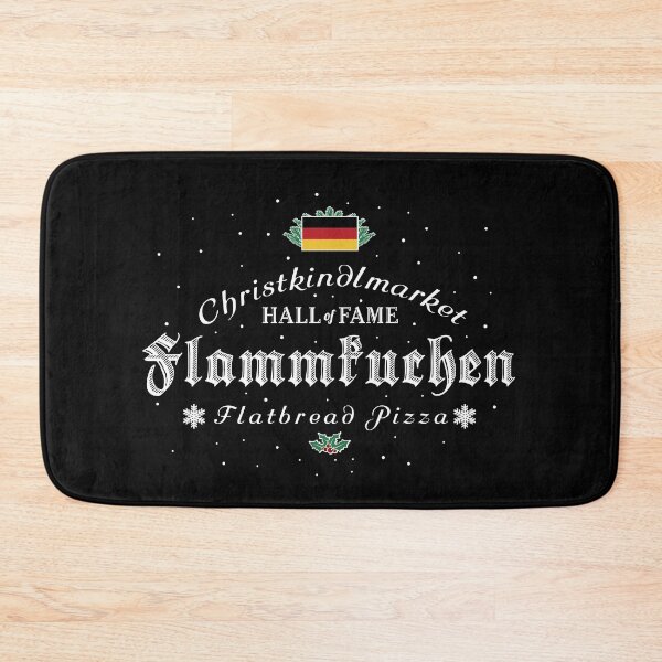 Item preview, Christmas Market Food German Flammkuchen Flatbread Pizza designed and sold by twHistory.