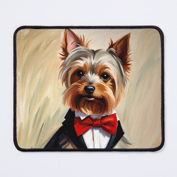 Item preview, Yorkshire Terrier Dog Portrait in Bowtie designed and sold by Futurebeachbum.