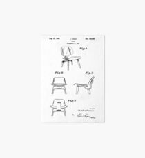 Iconic Eames LCW Geformte Plywood Stuhl Patent Zeichnungen Galeriedruck