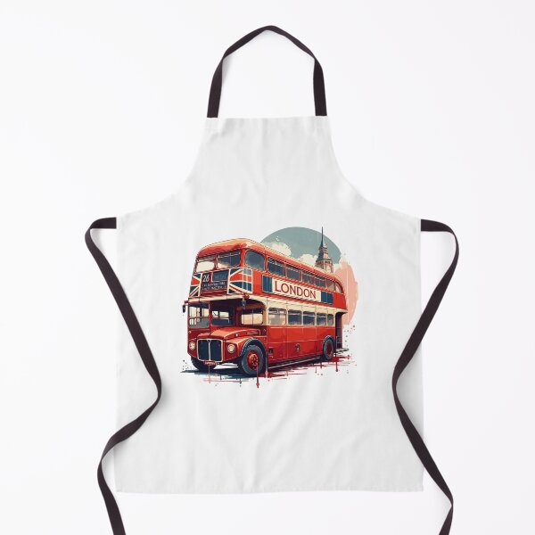 Item preview, Classic London Double-decker Bus Art designed and sold by TeddieDean-shop.