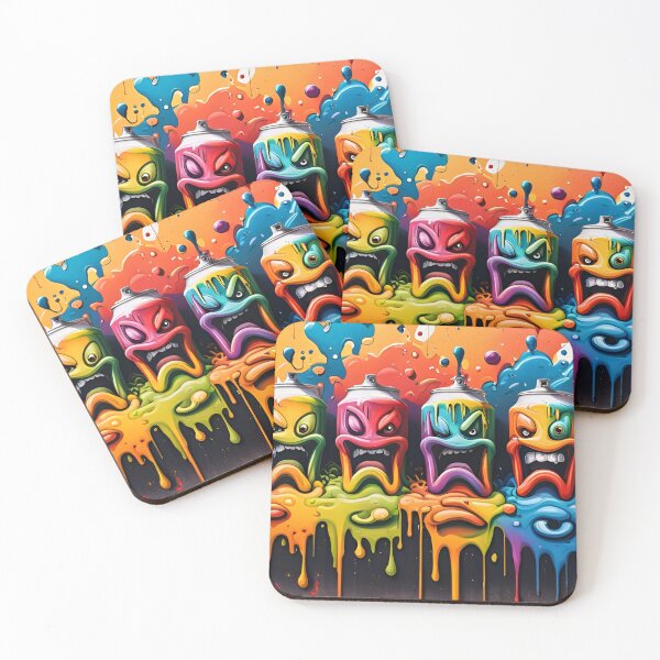 Item preview, Colorful Graffiti Spray Cans designed and sold by DisneyKrayzie.