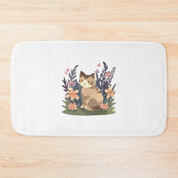 Item preview, cute cat watercolor designed and sold by mimirocker.
