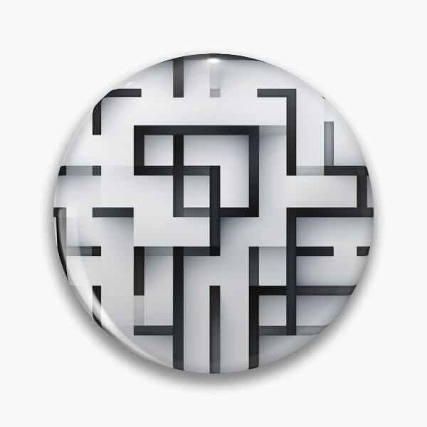 Item preview, Black and White Geometric Pattern 1 designed and sold by davidalv.