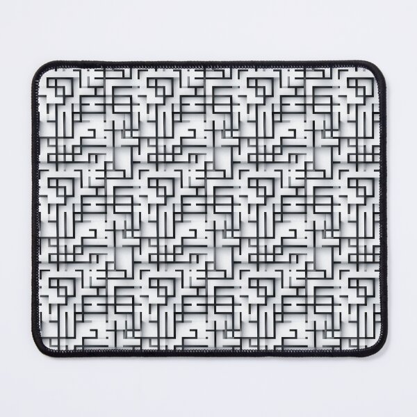 Item preview, Black and White Geometric Pattern 1 designed and sold by davidalv.