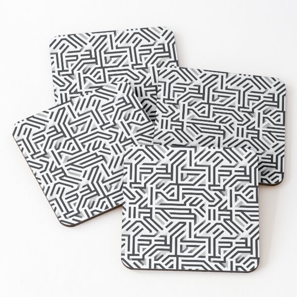 Item preview, Black and White Geometric Pattern 4 designed and sold by davidalv.