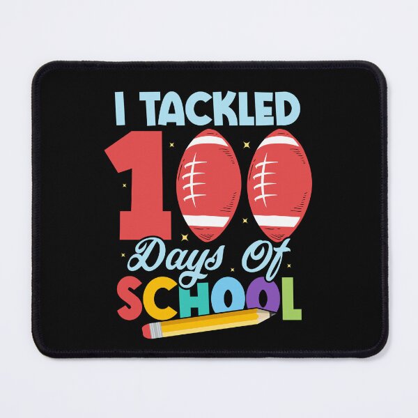 Item preview, I tackled 100 Days Of School Football Student- Kid designed and sold by Smix Pixels.