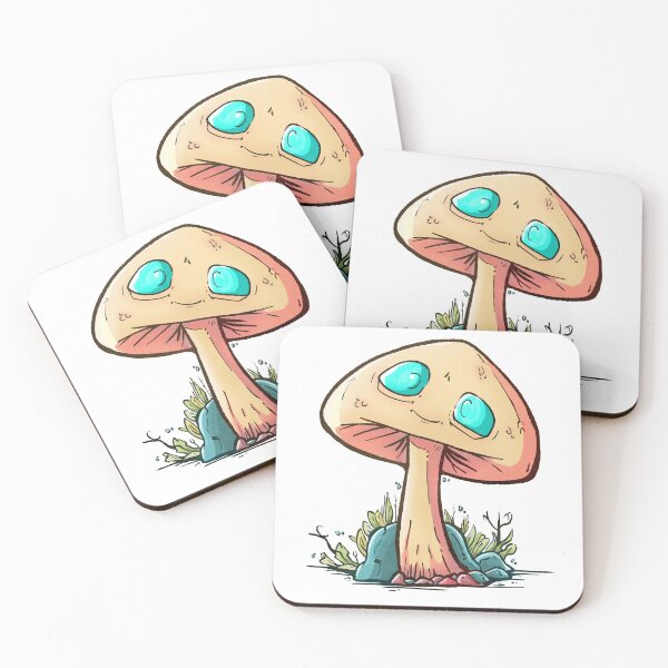 Item preview, Funny Mushroom Creature, Cottagecore Aesthetic Fairy Garden Shroom designed and sold by Carter Schmidt.