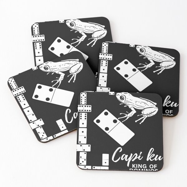 Item preview, Capi Ku King of Dominos Frog designed and sold by Diseno-Devino.