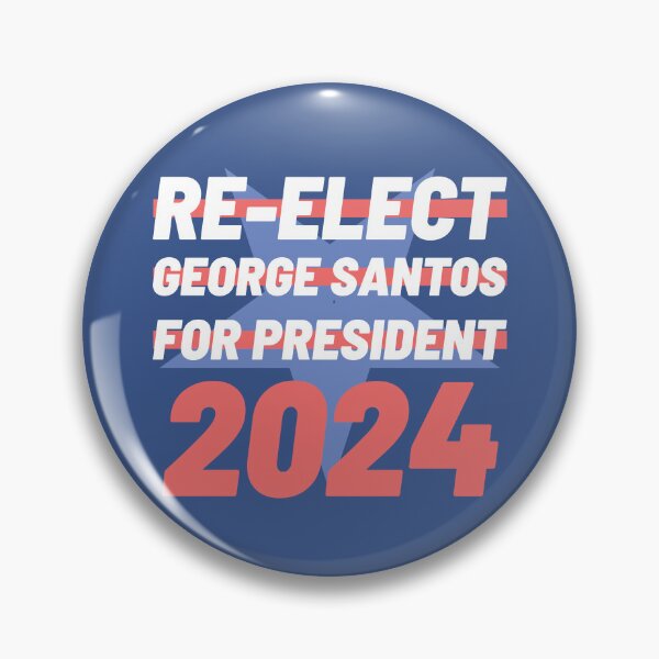 Item preview, Re-Elect George Santos for President 2024 T-Shirt designed and sold by BensonDesigns.