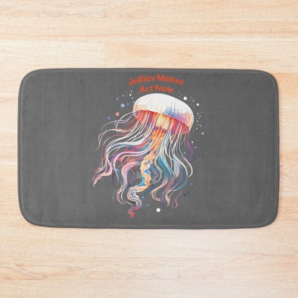 Item preview, "Mesmerizing Jellyfish Illustration Advocating Marine Life Conservation | Jelly Matters, Act Now designed and sold by EcoArtShop.