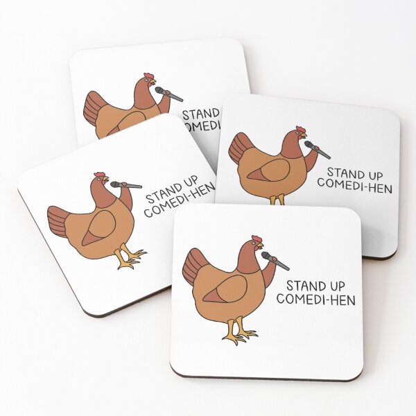 Item preview, STAND UP COMEDI-HEN  designed and sold by chicorycreative.
