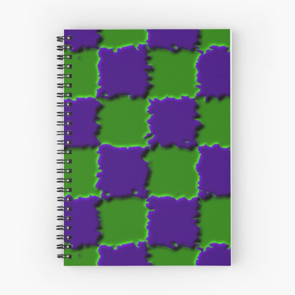 Item preview, 3D Green and Purple Splatter Checkerboard designed and sold by TheRulerofEarth.