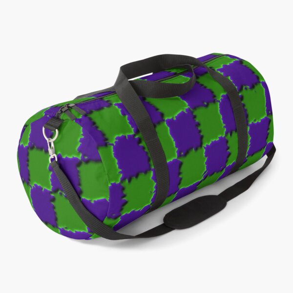 Item preview, 3D Green and Purple Splatter Checkerboard designed and sold by TheRulerofEarth.