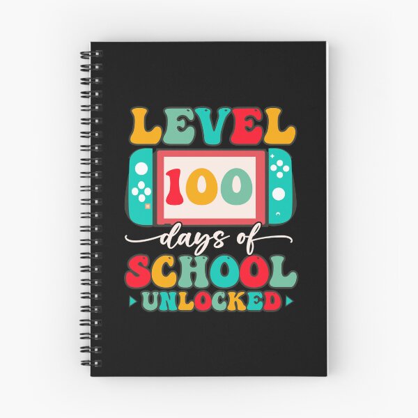 Item preview, Level 100 Days Of School Unlocked Retro  designed and sold by Smix Pixels.
