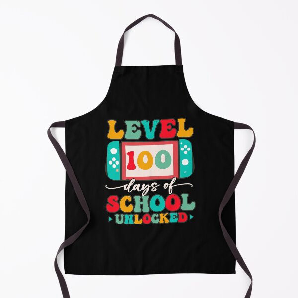 Item preview, Level 100 Days Of School Unlocked Retro  designed and sold by Smix Pixels.