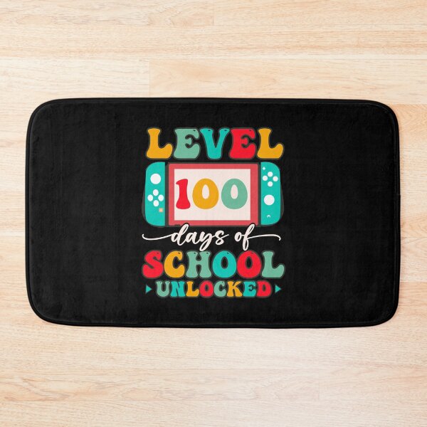 Item preview, Level 100 Days Of School Unlocked Retro  designed and sold by Smix Pixels.