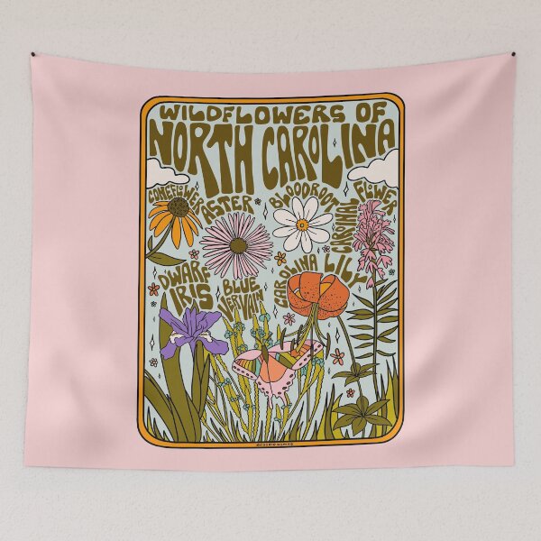 Item preview, Flores silvestres de Carolina del Norte designed and sold by doodlebymeg.