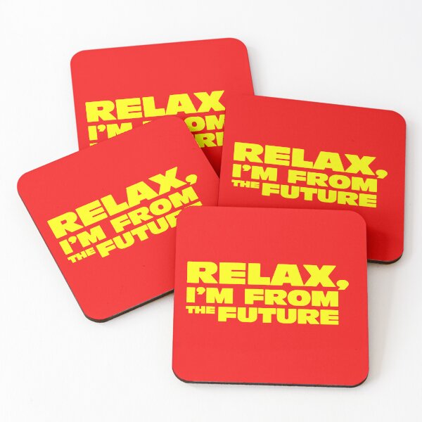 Item preview, Relax I'm from the Future Yellow Movie Title designed and sold by guyo.