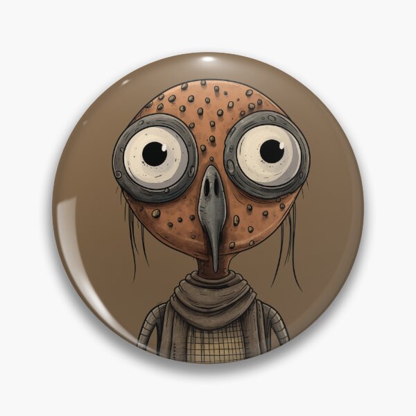 Item preview, Strange Monstrous Face (No. 9) designed and sold by Daniel Reyes.