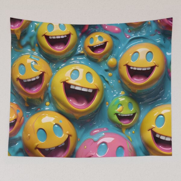 Item preview, Funny Smiley Face Pattern designed and sold by TheArtOfPat.