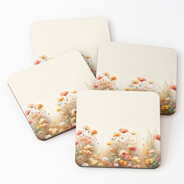 Item preview, Wildflower Meadow Whispers poppies Daisies  designed and sold by Mehwish.