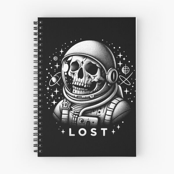 Item preview, Lost Astronaut Skull designed and sold by DarkDoodlDesign.