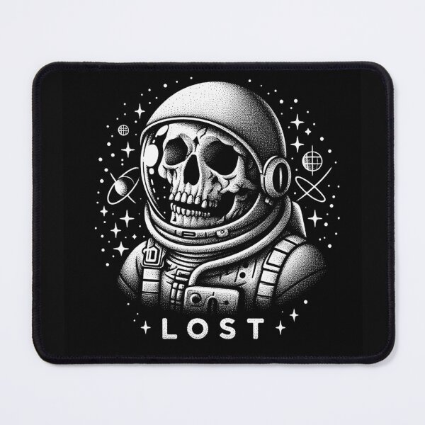 Item preview, Lost Astronaut Skull  designed and sold by DarkDoodlDesign.