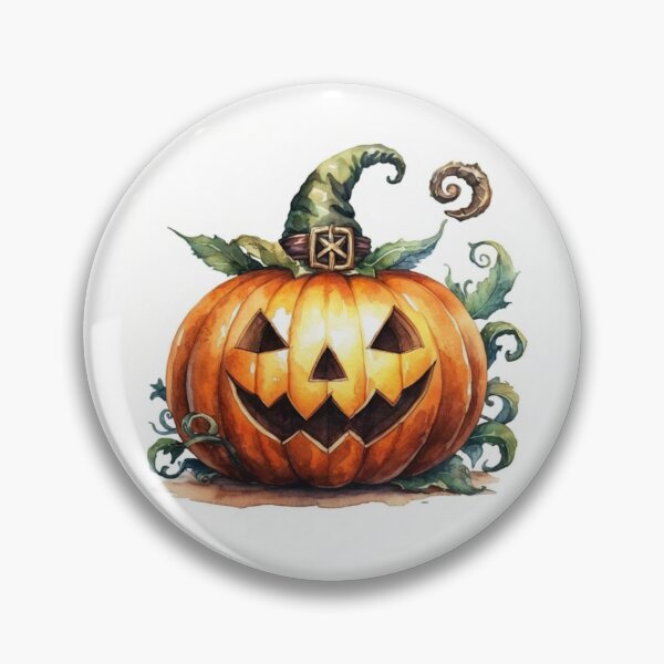 Item preview, Evil Watercolor Pumpkin #7 designed and sold by Void-Jester.