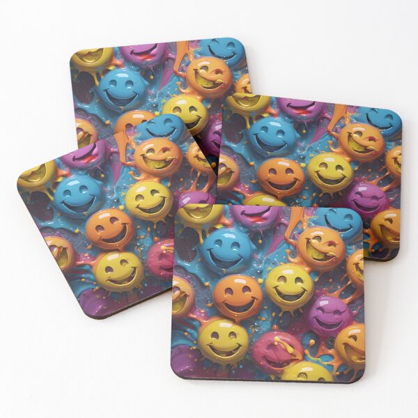 Item preview, Funny Smiley Face Pattern designed and sold by TheArtOfPat.
