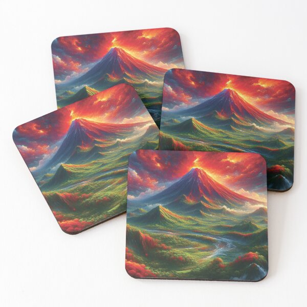 Item preview, Volcano landscape designed and sold by ready-made.